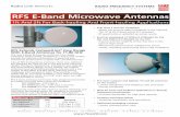 RFS E-Band Microwave Antennasproducts.rfsworld.com/.../2014/e-band_microwave_antennas/...7059_revA.pdf · RFS E-Band Microwave Antennas 7059 Rev A June14 RADIO FREQUENCY SYSTEMS The