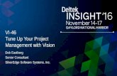 VI-46 Tune Up Your Project Management with Vision · VI-46 Tune Up Your Project Management with Vision Deb Eastberg Senior Consultant SilverEdge Software Systems, Inc.