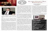 AlbAny County bAr AssoCiAtion - judgecrummey.com fileAlbAny County bAr AssoCiAtion Newsletter June 2014 President’s Message Hon. Peter G. Crummey “Faded photographs, Covered now