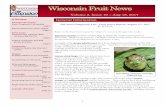 Volume 2, Issue 10 Aug 18, 2017 - Wisconsin Fruit · DISEASE/ DISORDER PATHOGEN COUNTY Apple Anthracnose Apple Scab Cedar-Apple Rust Coniothyrium Leaf Spot Root/Crown Rot Gloeosporium