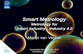 Smart Metrology - horizon2020.zenit.de · Smart Metrology Metrology for Smart Industry - Industry 4.0 Marijn van Veghel Successful R&I in Europe 2017 Düsseldorf, 2 March 2017