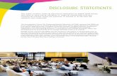 Disclosure Statements -   · Disclosure Statements This index contains financial disclosure