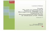 Tools for use in Integrated Natural Resources Management ... · 1 Lecture Notes Tools for use in Integrated Natural Resources Management (INRM) and Payment for Environmental Services