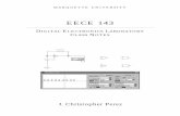 EECE 143 - eng.mu.eduperezjc/eece143/143ClassNotes.pdf · 4 designs of digital clock circuits including one-shots, crystal oscillators and other circuits. Chapter 6 covers counters,