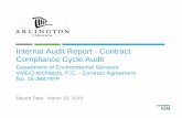 Internal Audit Report - Contract Compliance Cycle Audit · We offer no assurances that schemes or fraudulent activities have not been, or are not currently being perpetrated by any