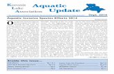 K Aquatic L Update Association - Koronis Lake Associationkoronislakeassociation.org/wp-content/uploads/KLA_Newsletter_Sept-2014.pdf · Page 10 KLA Newsletter Sept. 2014 Sept. 2014