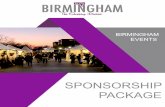 SPONSORSHIP - BSD Sponsorship... · SPONSORSHIP BENEFITS SPONSORSHIP OPPORTUNITIES Use of booth space