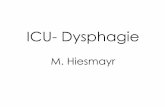 ICU- Dysphagie - ake-nutrition.at · Schlucken: das Normale • 1000 mal am Tag • Speichel entfernen (0.5 ml/min) • 2 Zentren im Hirnstamm • 30 Muskel betroffen • Unbewusst