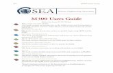 M300 Users Guide - scieng.com · M300 USERS GUIDE SEA WELCOME 7 WELCOME TO THE M300 The M300 is a Data Acquisition System based on the QNX 4 OS (real-time, UNIX like, POSIX