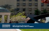 Strategic Plan 2017-2021 - hr.gwu.edu · WHERE WE ARE HEADED STRATEGIC FOCUS AREAS Engagement FY 2017 • Define service-level expectations and form strategic partnerships with leadership