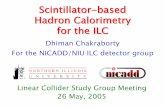 Scintillator-based Hadron Calorimetry for the ILCnicadd.niu.edu/presentations/Dhiman_050526_lcdsg_scint_hcal.pdfScintillator-based Hadron Calorimetry for the ILC Dhiman Chakraborty