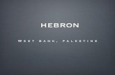 hebron - Christian Peacemaker Teams · When the Second Intifada broke out in the autumn of 2000, the Israeli military and Palestinian insurgents began to ﬁght pitched battles in