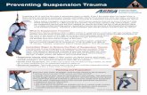 Preventing Suspension Trauma Fact Sheet · Preventing Suspension Trauma Fact Sheet Keywords suspension trauma, PFAS, personal fall arrest, orthostatic shock, arresting force, injury,