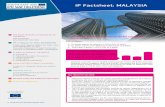 IP Factsheet: MALAYSIA - southeastasia-iprhelpdesk.eu · of the word into English or Bahasa Malaysia, and a transliteration of the word, as well as the name of that language. Intellectual