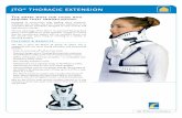 HE SMART MOVE FOR THOSE WHO REQUIRE TOTAL … JTO Extension Information Sheet.pdf · JTO® THORACIC EXTENSION THE SMART MOVE FOR THOSE WHO REQUIRE TOTAL IMMOBILIZATION. Designed in