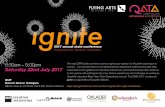 ignite - Flying Arts Alliance - Art for Life · This year QATA’s state conference aims to ignite your passion for Visual Art teaching and practice. Join teachers from all over Queensland