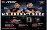 assets.hardwarezone.com Gaming... · mushi fnartc fnatic ohaiyo msi product guide gaming, commercial workstation may - july 2016 ready the world's machines in gaming the world's 1st
