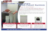 Reusable Temporary ICRA Panel System - oesonline.net · The team of professionals at OES Equipment have developed a low-cost, Reusable Temporary ICRA Panel System that will significantly