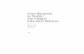 From Blueprint to Reality: San Diego’s Education Reforms · From Blueprint to Reality: San Diego’s Education Reforms ••• Julian R. Betts Andrew C. Zau Kevin King 2005