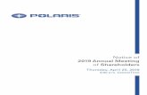 Notice of 2019 Annual Meeting of Shareholderss2.q4cdn.com/339036663/files/doc_financials/annual_reports/2018/PII... · telephone as instructed on the proxy card, or you may sign,