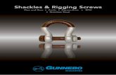 Shackles & Rigging Screws - gunneboindustries.com · 4:2 Feel Confident in Every Situation Our lifting systems are valued for their long durability and high quality. Whether the working