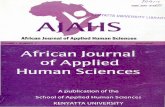 African Journal of Applied Human Sciencesku.ac.ke/schools/human_sciences/images/stories/2016/Effect of... · composite ratios was to allow for comparison of the effects caused by