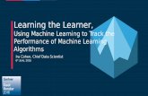 Learning the Learner, - Berlin Buzzwords .1 Learning the Learner, Using Machine Learning to Track
