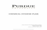 Chemical Hygiene Plan - physics.purdue.edu Resources... · Management Department (REM) has developed the Chemical Hygiene Plan (CHP), which is intended to be the cornerstone of your