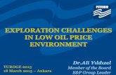 EXPLORATION CHALLENGES IN LOW OIL PRICE ENVIRONMENT - …docs.petform.org.tr/docs/exploration_challenges_in_low_oil_prica... · EXPLORATION CHALLENGES IN LOW OIL PRICE ENVIRONMENT
