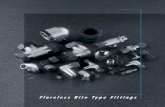 Flareless Bite Type Fittings - coastalhydraulics.net · Brennan Industries, Inc.’s steel and stainless steel bite type fittings meet all design and performance requirements for