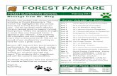 FOREST FANFARE - Williamsville Central School District · FOREST FANFARE FOREST ELEMENTARY SCHOOL February 2017 ... hard for such a great cause. January 25th featured the fourth graders