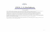 PPG 1-3 Syllabus filePPG 1 Syllabus: First Solo For a rating, student and instructor must complete syllabus, initial each block, and sign below. Submit image of this page online.