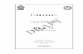 Economics - nie.lknie.lk/pdffiles/tg/eGr13TG Econ.pdf · D R A F T Economics Teachers' Guide Grade 13 (Implemented from 2018) Department of Commerce Faculty of Science and Technology