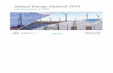 Annual Energy Outlook 2019 - eia.gov · By law, EIA's data, analyses, and forecasts are independent of approval by any other officer or employee of the United States Government. The