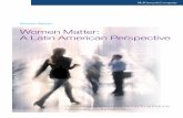 Women Matter Women Matter: A Latin American Perspective Matter Latin America.pdf · Average EBIT Margin,2 2011, % The different behavior of men and women influences dimensions of