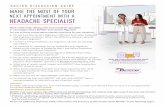 DOCTOR DISCUSSION GUIDE MAKE THE MOST OF YOUR NEXT ... · For adults with Chronic Migraine Need a little help talking with your headache specialist or neurologist about BOTOX® and