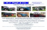 NEWBURY SHOWGROUND, RG18 9QZ - H J Pugh · NEWBURY SHOWGROUND, RG18 9QZ In conjunction with Tractor & Machinery magazine VINTAGE AND CLASSIC TRACTORS, IMPLEMENTS, ENGINES, SPARES,