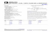 16-Bit, 1 MSPS, PulSAR ADC in MSOP/LFCSP Data Sheet AD7980 · 16-Bit, 1 MSPS, PulSAR ADC in MSOP/LFCSP Data Sheet AD7980 Rev. E Document Feedback Information furnished by Analog Devices