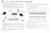 ALIBI™ IP Camera Network Setup Guide - supercircuits.com · This guide provides a generic instructions for activating and setting up the network parameters for new Alibi cameras