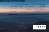 Horizon Scanning: A Practitioner’s Guide · About the IRM and the Innovation SIG The Institute of Risk Management (IRM) is the world’s leading enterprise-wide risk management