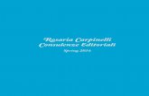 Rosaria Carpinelli - consulenzeditoriali.it · Cocaina (Cocaine, 2013), an anthology written with G. De Cataldo and M. Carlotto; the essays La manomissione delle parole (Manumitting
