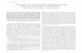 TRANSACTIONS ON CAD 1 A Survey of Automated Techniques …haozheng/lib/verification/general/survey-sw-fv.pdf · TRANSACTIONS ON CAD 1 A Survey of Automated Techniques for Formal Software