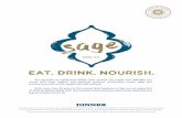 EAT. DRINK. NOURISH. - sagemindfulmeals.comsagemindfulmeals.com/wp-content/uploads/2019/07/Dinner-Web-0730.pdf · An anti-inflammatory elixir of Turmeric, Ginger, Local Honey and