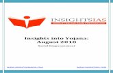 Insights into Yojana: August 2018 - insightsonindia.com · Insights into Yojana: August 2018 Social Empowerment  WWW.