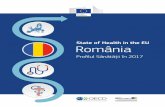 State of Health in the EU România · Profilurile de țară oferă o prezentare concisă și relevantă din punct de vedere politic a sănătății și a sistemelor sanitare din statele