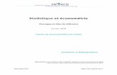 Statistique et économétrie - irdes.fr · ISSN 2606-0272 ISBN 978-2-87812-476-7 Statistique et économétrie Ouvrages et sites de référence Janvier 2019 Centre de documentation