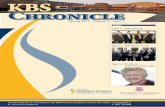 KBS Chronicle - ul.ie · If you wish to receive e-copies of future issues of the KBS Chronicle, please email: ita.page@ul.ie From the Dean’s Desk Welcome to the second issue of