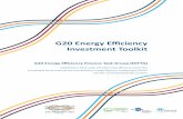G20 Energy Efficiency - Investment Toolkit · The G20 Energy Eciency Investment Toolkit is the product of the collaborave work of 15 parcipang country members of the G20’s Energy