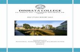 DINHATA COLLEGE · University of North Bengal till 29.7.2015 and thereafter it came under the affiliation of Cooch Behar Panchanan Barma University since 30.7.2015.Altogether 17 subjects