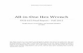 All-in-One Hex Wrench - Travis Fisher · bulky kit of L-shaped Allen wrenches, one could replace them with the All-In-One hex wrench which would increase organization, ease of use,
